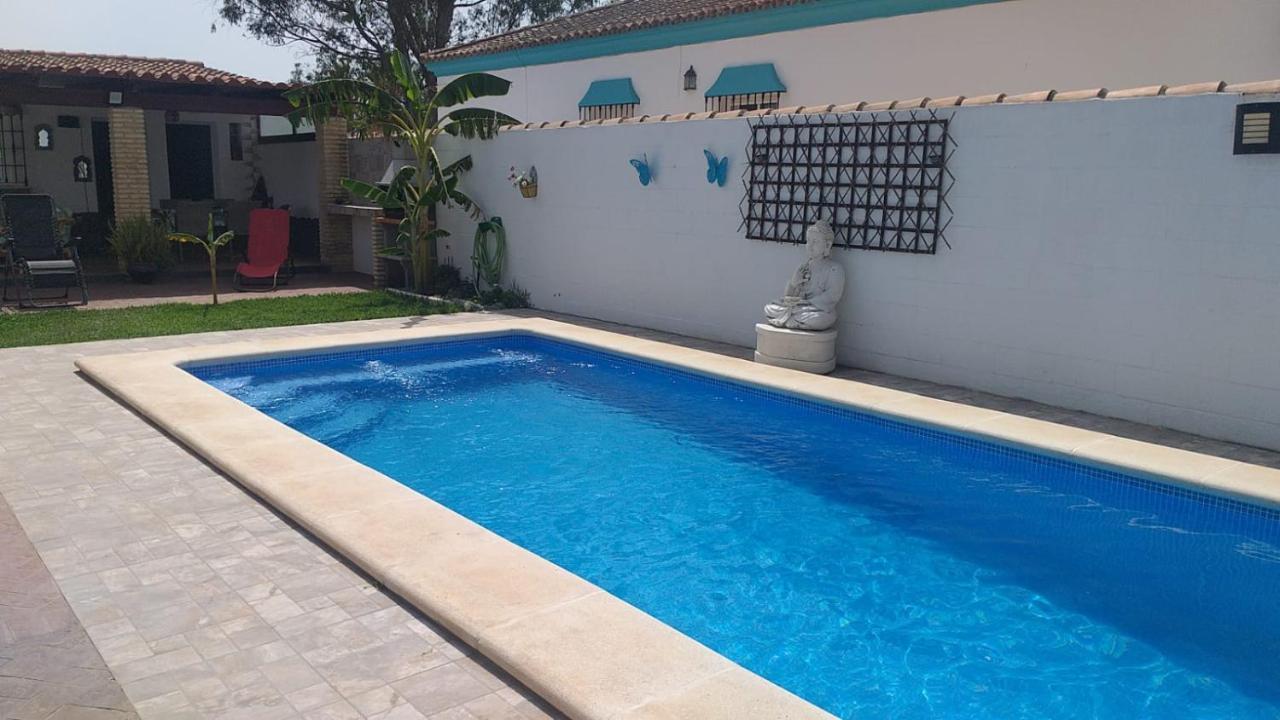 Rojas & Mar Chalet Con Piscina Salina Chiclana de la Frontera Luaran gambar